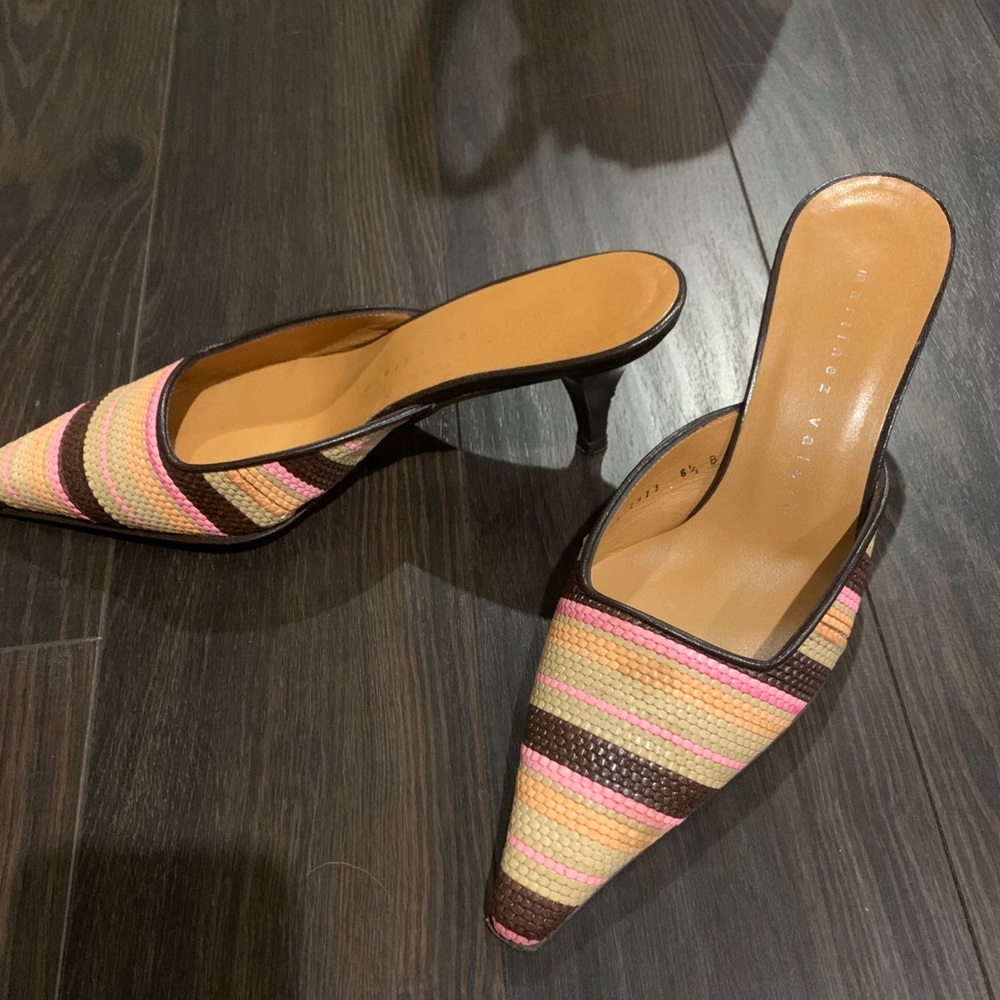 martinez valero 2.5" heel designer mule